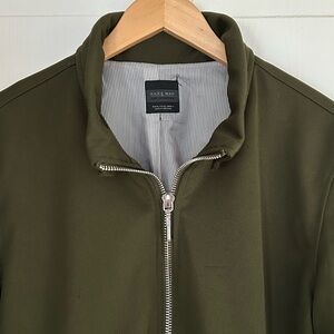 Zara Man Basic Collection Size XL Vintage Long Sleeve Full Zip Jacket